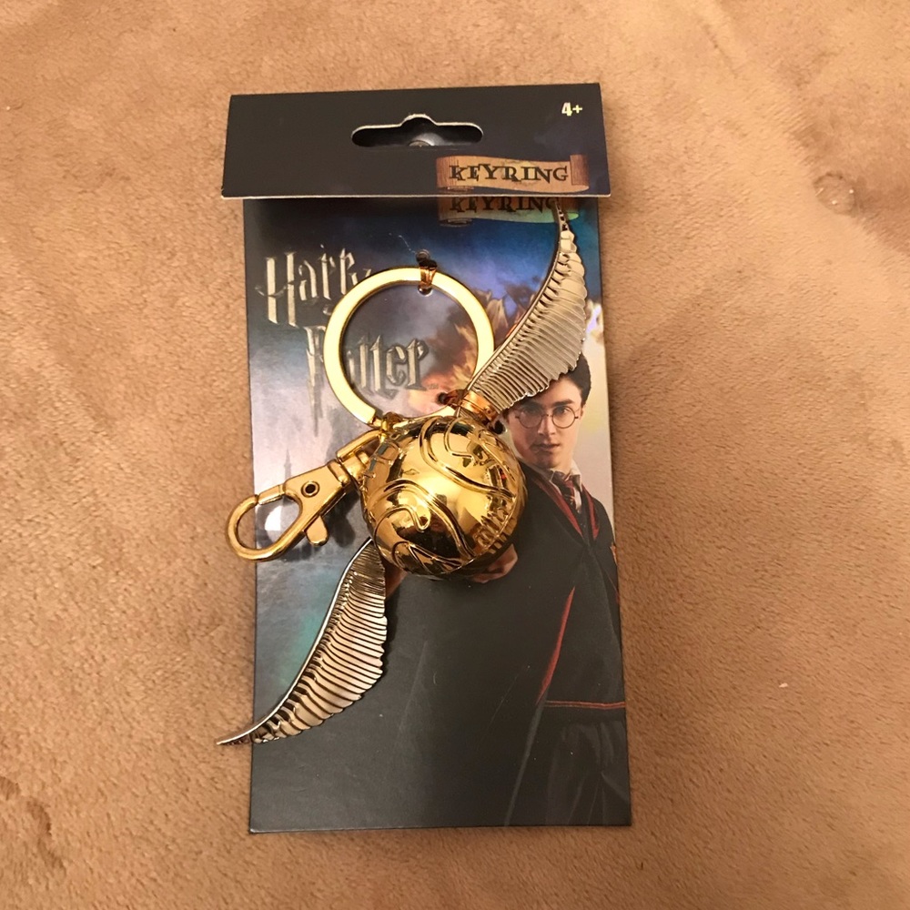 Harry Potter Golden Snitch Keychain